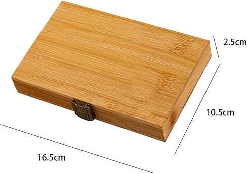 Almencla Multipurpose Empty Bamboo Paint Palette Palette Gouache Wooden Watercolor Paint Box Wood Palette Tray for Artist Kids Painters Home Studio, 36 Grids in Saudi Arabia