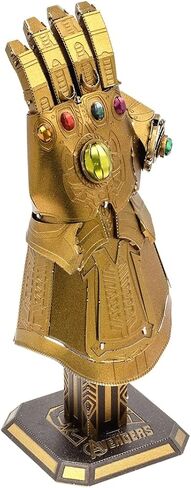 Metal Earth Fascinations Marvel Avengers Infinity Gauntlet 3D Metal Model Kit Bundle with Tweezers in Saudi Arabia