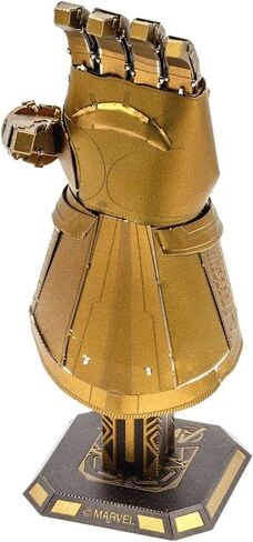 Metal Earth Fascinations Marvel Avengers Infinity Gauntlet 3D Metal Model Kit Bundle with Tweezers in Saudi Arabia