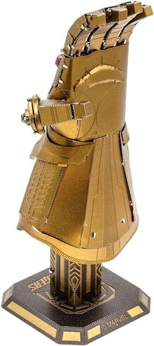 Metal Earth Fascinations Marvel Avengers Infinity Gauntlet 3D Metal Model Kit Bundle with Tweezers in Saudi Arabia