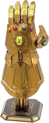 Metal Earth Fascinations Marvel Avengers Infinity Gauntlet 3D Metal Model Kit Bundle with Tweezers in Saudi Arabia