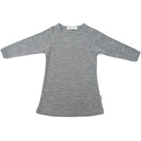 Simply Merino Pure Wool Cozy Kids Play Dress, Natural & Organic Long Sleeve Casual Fashion for Girls,