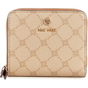 Nine West LINNETTE SLG Small Zip Around, New Khaki Logo/Camel in Saudi Arabia