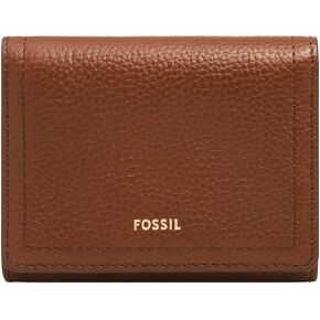 Fossil Women's Logan Leather Trifold Wallet for Women