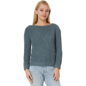 Pact Women's Luxe Knit Boatneck Sweater