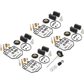 Lirun Carburetor Repair kit, Rebuild Kit 4 sets for HONDA Goldwing GL1100 1980-1983; GL1100A Aspencade?1982-1983; GL1100I Interstate 1980-1983