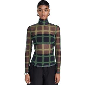 PH5 Women's Sulley Plaid Turtleneck Top
