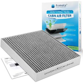 Tested MERV 13 Cabin Air Filter with Activated Carbon, CF12772 for Ford Bronco/Bronco Sport 21-24, Escape 20-24, Explorer 20-24, Maverick 22-24; Lincoln Aviator 20-24, Corsair 20-24.