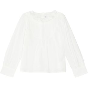 Janie and Jack Girls' White Blouse (Toddler/Little Big Kid)