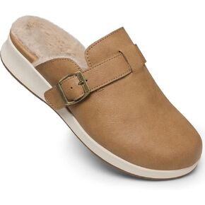 SHIBEVER Clogs for Women Mule Slip-On: Closed Toe Clog - Comfortable Slide Mule