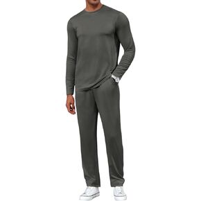 Uni Clau Casual Mens 2 Piece Tracksuits Set Athletic Sweatsuit Jogging Suits Sets Long Sleeve Outfits
