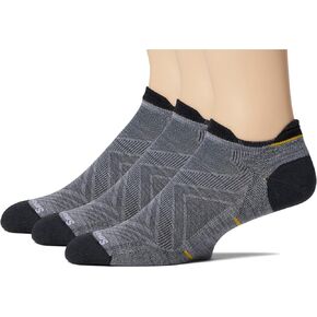 Smartwool Men's Run Zero Cushion Low Ankle Socks 3-Pack