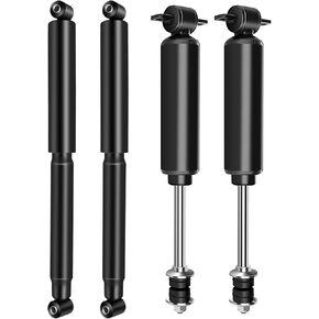 Struts Shocks,OCPTY Front Rear Shock Absorbers for Dodge Fits 1997-2004 for Dodge for Dakota,1999-2004 for Dodge for Durango 344081 344378-4pcs