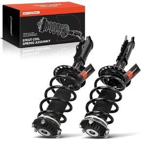 A-Premium Front Pair (2) Complete Strut and Coil Spring Assembly Compatible with Chevrolet Blazer 2019 2020 2021, AWD, Driver and Passenger Side, Replace# 18-920544, 18-920545