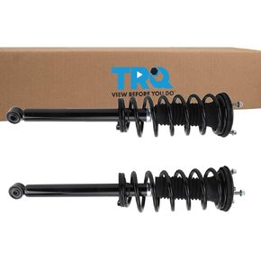 TRQ Rear Shock & Spring Assembly Set Compatible with 2007-2017 Lexus LS460