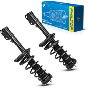 PHILTOP Rear Struts Assembly Shock Absorber Direct Replacement for Camry 2012 2013 2014 2015 2016 2017, Quick Suspension 172943 172942, Struts with Coil Spring Assemblies SAA158 Set of 2