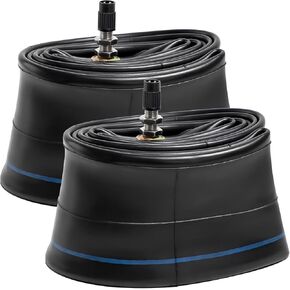 2-PCS 2.25/2.50-17(70/100-17) TR4 Straight Valve Stem Heavy Duty Butyl Rubber Dirt Bike Motorcycle Replacement Inner Tubes Compatible with 2.25/2.50-17 70/100-17 Pit Bike Front/Rear Tire Tubes