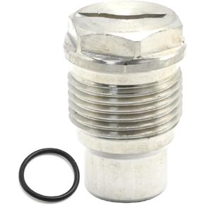 113073000 Fuel Valve with Viton O-Ring, Replacement for GM 6.6L LLY LBZ LMM Duramax Diesel, Replacement for Ram 6.7L Cummins Fuel Injector Valve Plug, Replaces 113073001