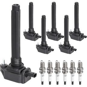 Ignition Coil Pack Spark Plugs Compatible with 3.6 3.6L V6 Dodge Challenger Charger Durango Grand Caravan Journey Avenger, Chrysler 200 300 Town & Country, Grand Cherokee Wrangler, Ram C/V ProMaster