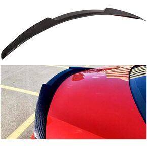 cciyu Rear Trunk Lip Spoiler Fits for 2017-2021 for Infiniti Q60 Spoiler Wing,Glossy Black