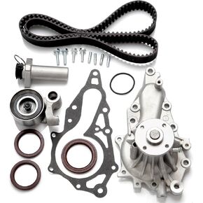 Timing Belt Kit including timing Belt water pump with gasket tensioner bearing etc,OCPTY Compatible for 1998 1999 2000 2001 2002 2003 2004 2005 for Lexus GS300/01 02 03 04 05 for Lexus IS300