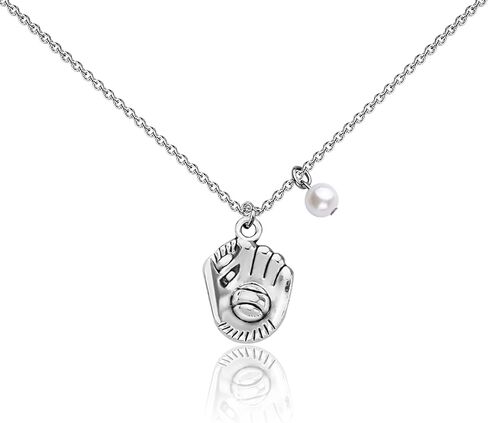 MAOFAED Simple Softball Necklace For Her Gift For Softball Teammate Sports Lover Gift in Kuwait