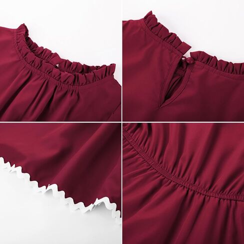 GRACE KARIN Girls Long Sleeve Dress Fall Winter Casual Cute Elegant Back to School Dresses for Girl 5-14 in Saudi Arabia