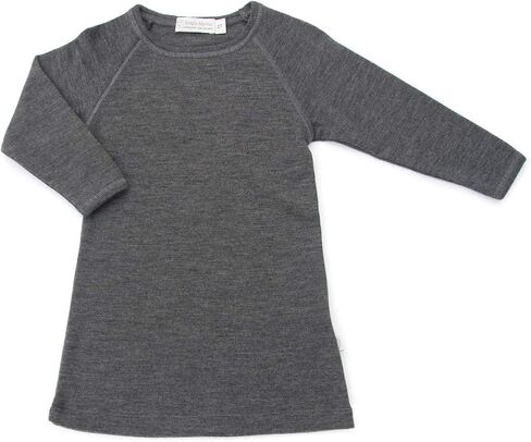 Simply Merino Pure Wool Cozy Kids Play Dress, Natural & Organic Long Sleeve Casual Fashion for Girls, in Saudi Arabia