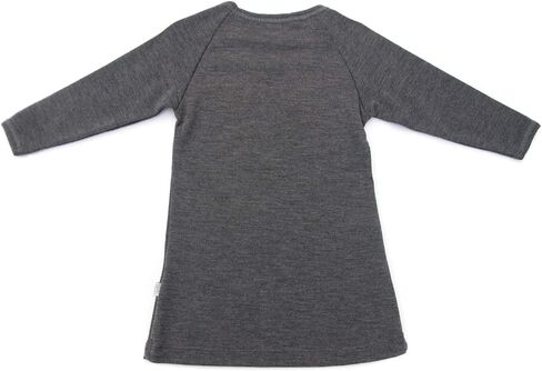 Simply Merino Pure Wool Cozy Kids Play Dress, Natural & Organic Long Sleeve Casual Fashion for Girls, in Saudi Arabia