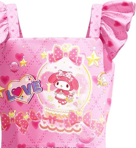Princess Dress Toddler Ruffle Sleeve Dress Cartoon Anime Casual Clothes for Girls Home Party Play Wear in Saudi Arabia