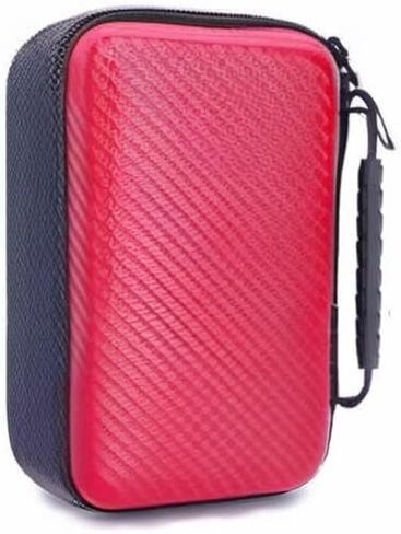 Diabetic Organizer Carrying Case with Handble Strap for Blood Sugar Test Strips, Medication, Glucose Meter, Pills, Pens, USB Cables, Insulin Syringes, Needles, Lancets, Hard Shell Travel Kits (Blue) in Saudi Arabia