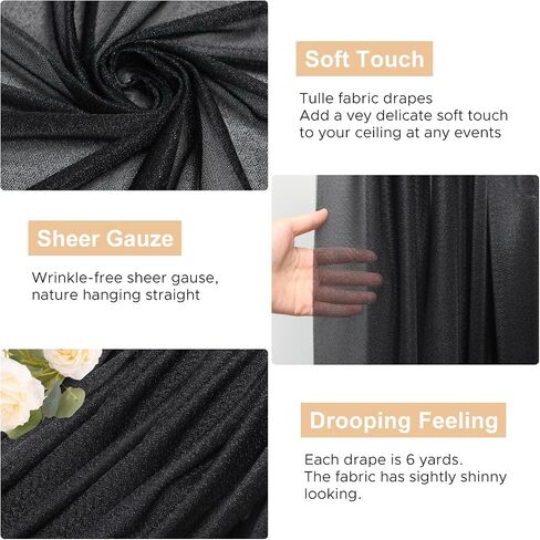 Wedding Arch Draping Fabric Backdrop Drapes 28.7"x 20FT, Dusty Rose | Sheer Drapes Chiffon Fabric, Arch Drapery Backdrop Drapes for Wedding Ceremony Bridal Shower Birthday Party Event Decor in Saudi Arabia