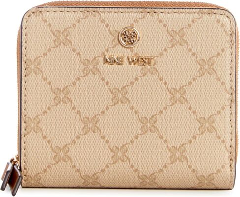 Nine West LINNETTE SLG Small Zip Around, New Khaki Logo/Camel in Saudi Arabia