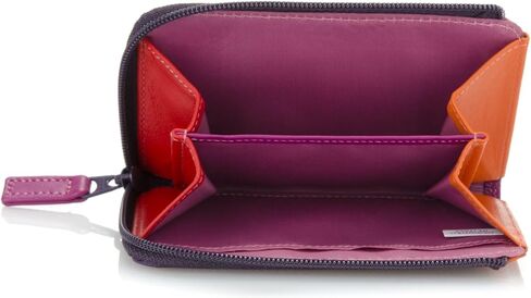 محفظة جلدية صغيرة بسحاب من mywalit | 3 فتحات للبطاقات | نافذة لبطاقة الهوية وجيب للعملات المعدنية | جامايكا | ملحق أنيق ومدمج للرجال والنساء | مثالي للاستخدام اليومي in Kuwait