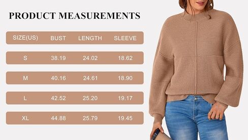 NALANISA Womens Fall Sweaters 2024 Long Sleeve Casual Crewneck Ribbed Knit Chunky Pullover Sweater Tops Fashion Clothes in Saudi Arabia