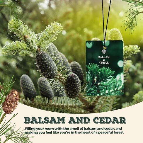 12 قطعة من معطرات الهواء البلسم والأرز، معطر هواء معلق من الورق المقوى، يدوم طويلاً، خشب الأرز، معطر، ورق معطر هواء قوي لغرف السيارات المنزلية in Kuwait