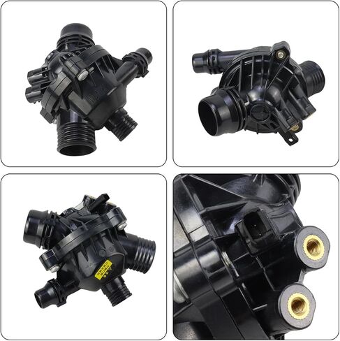 MUNIK Electronic water pump 8-piece set for BMW 1,3,6,7,X1,X3,X5,X4 series 130i,325i,330i,630i,730Li,xDrive25i 28i 25si 30si,3.0si,2.5si Replacement# 11517586925,12521438159,11537549476,07119905400 in Kuwait