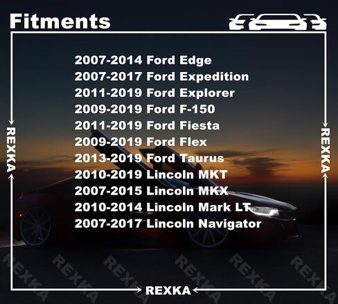 Rexka 50 قطعة غطاء ممتص الصدمات لبطانة الحاجز W710763-S901 متوافق مع Ford Lincoln Edge Expedition Explorer F-150 Fiesta Flex Taurus Mark LT MKT MKX Navigator N801169-S900 in Saudi Arabia