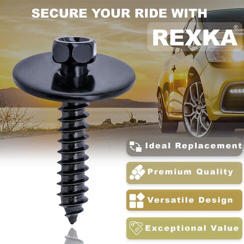 Rexka 50 قطعة غطاء ممتص الصدمات لبطانة الحاجز W710763-S901 متوافق مع Ford Lincoln Edge Expedition Explorer F-150 Fiesta Flex Taurus Mark LT MKT MKX Navigator N801169-S900 in Saudi Arabia