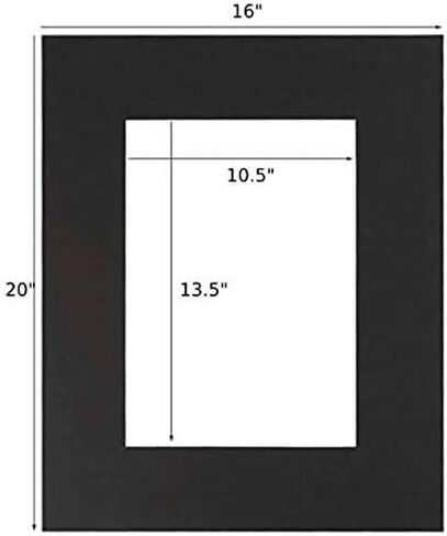 A Plus Max Black 16x20 Mat Board For Picture Framing Pack of 20 in Kuwait