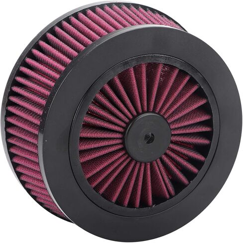 Black Motorcycle Air Filter Replacement Intake Air Cleaner Element for Harley Sportster Road King Softail Dyna FXR FXDLS in Kuwait