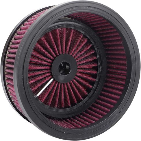 Black Motorcycle Air Filter Replacement Intake Air Cleaner Element for Harley Sportster Road King Softail Dyna FXR FXDLS in Kuwait