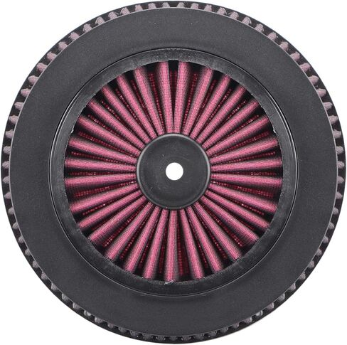 Black Motorcycle Air Filter Replacement Intake Air Cleaner Element for Harley Sportster Road King Softail Dyna FXR FXDLS in Kuwait