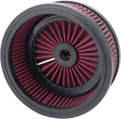 Black Motorcycle Air Filter Replacement Intake Air Cleaner Element for Harley Sportster Road King Softail Dyna FXR FXDLS in Kuwait