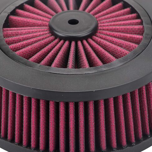Black Motorcycle Air Filter Replacement Intake Air Cleaner Element for Harley Sportster Road King Softail Dyna FXR FXDLS in Kuwait