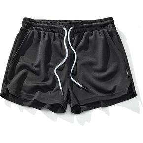 AIMPACT Mens Mesh Running Shorts 3 Inch Quick Dry Gym Athletic Workout Shorts for Men with Pockets