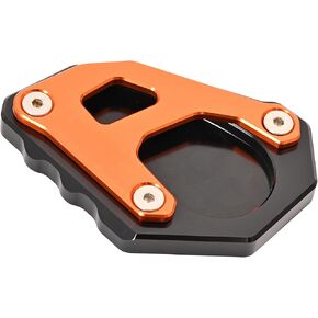 Black Aluminum Side Stand Enlarge Extension Foot Pad Kickstand Compatible with KTM 1050/1090/1190/1290 Adventure 2014-2020,Motorcycle1050Adv Accessories