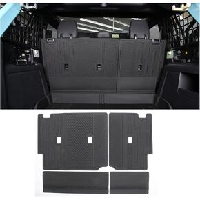 4Pcs Rear Seat Back Cover for Ford Bronco 4 Door 2021 2022 2023 with Velcro Split Dog Seat Liner