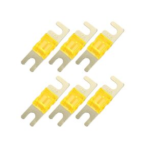 X AUTOHAUX 6pcs 120A AFS Mini ANL Fuse Replacement Electrical Protection for Car Truck Motorcycle Boat Audio CDs