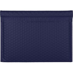 13x10" Side-Opening Navy Bubble Mailers (27-Pack)